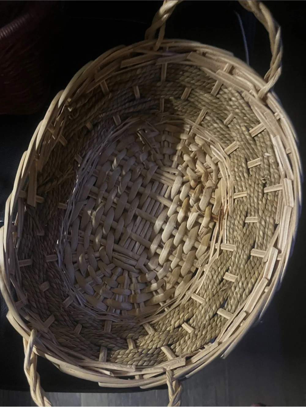 Woven Assorted Basket Set - Natural Brown & Light Tan